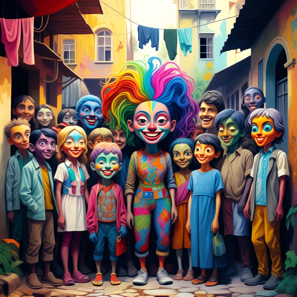 The Alley Where Colors Learned to Breathe