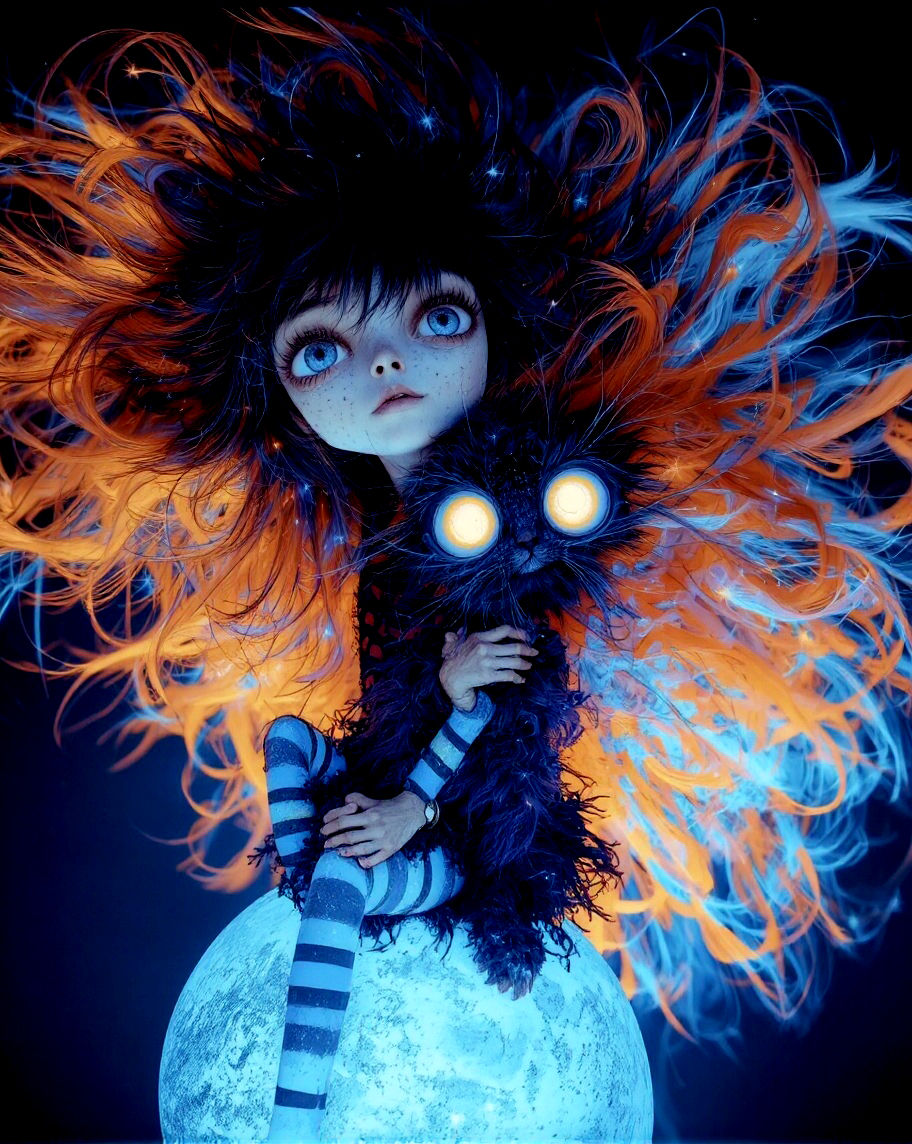 Starlit Child of the Cosmic Ember