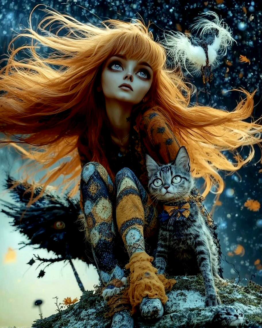 Autumn Gravity & the Stargazer Cat