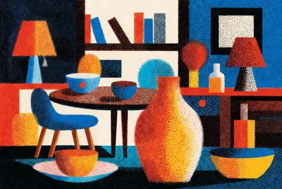 A Room in Primary Tones