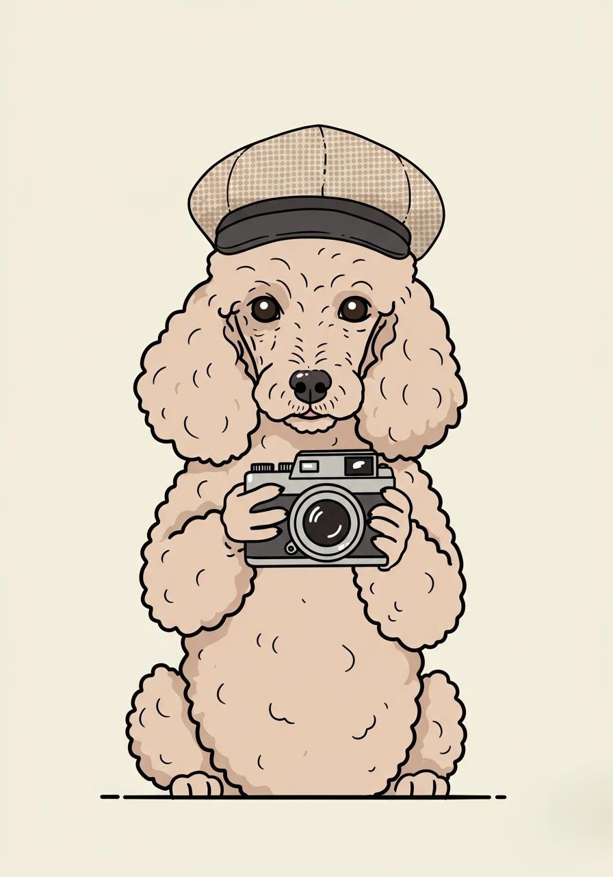 Vintage poodle