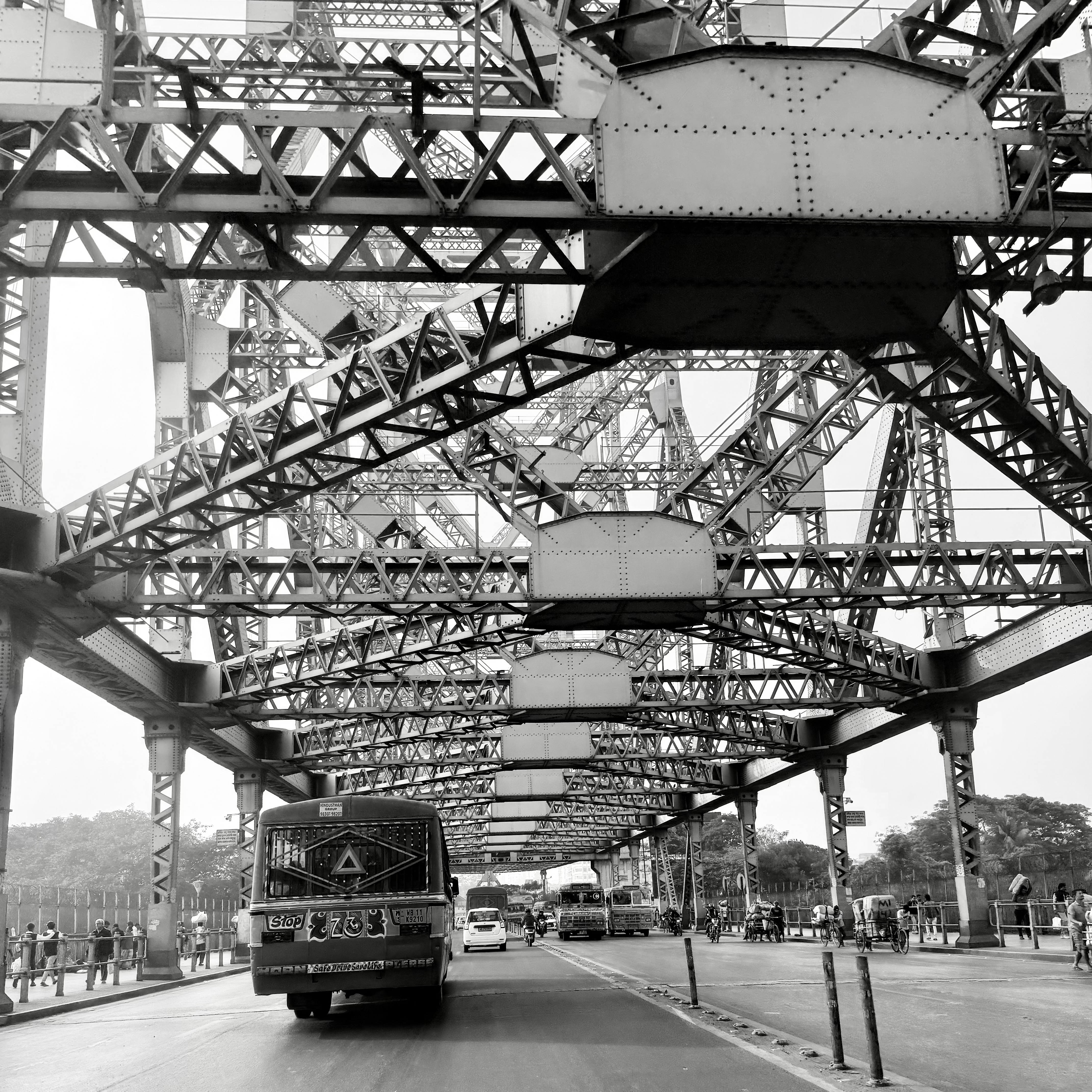 Steel Cantilever Truss Howrah Bridge