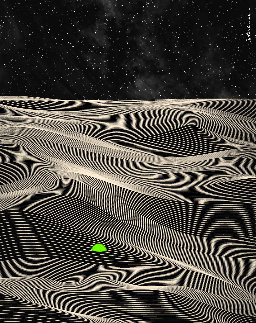 Quiet Signal in the Endless Dunes