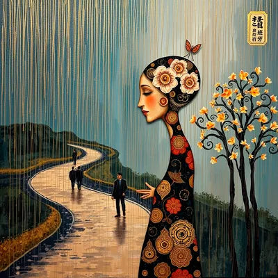 Echoes under the golden rain