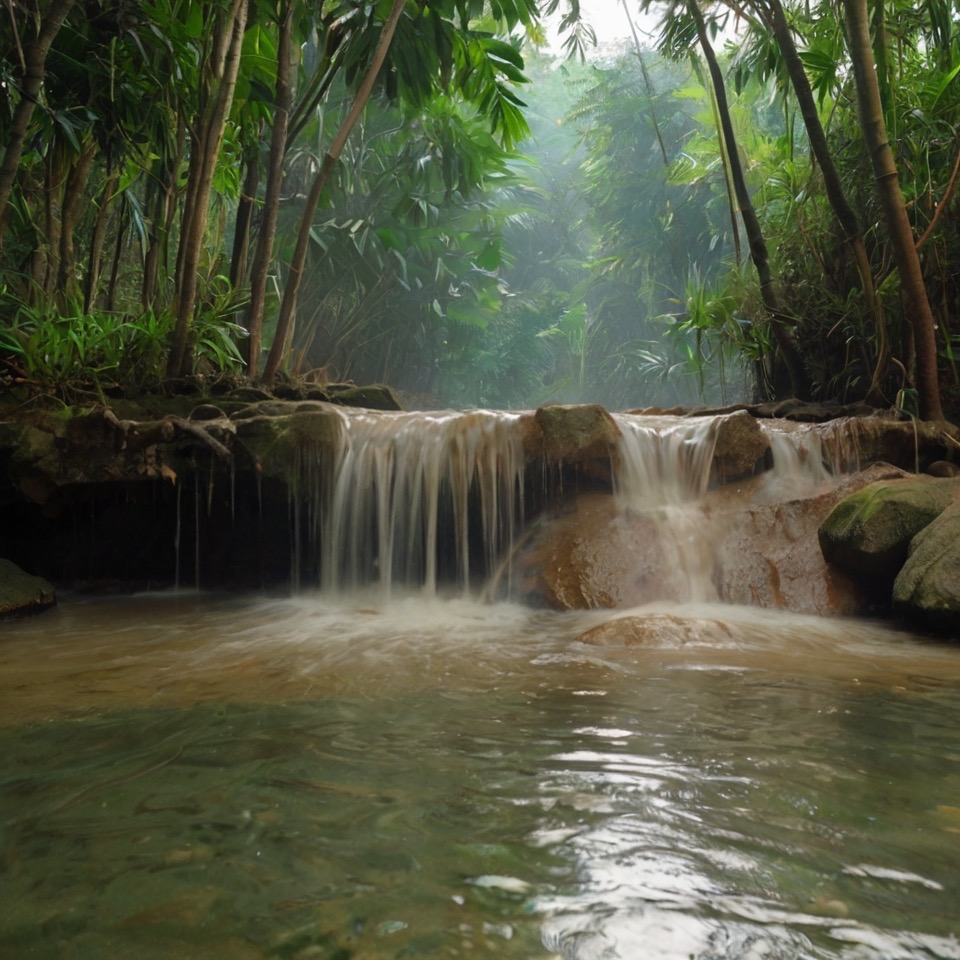 The clear waters of the east