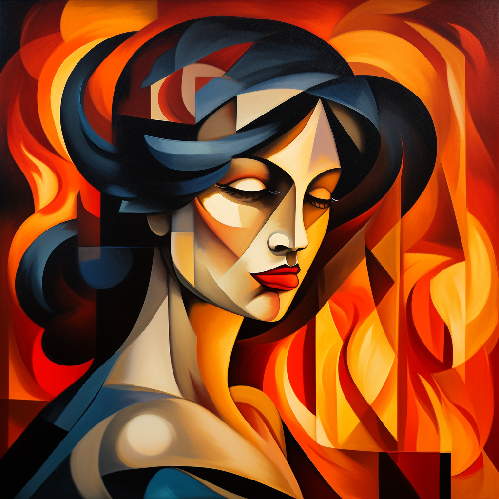 Lady on fire
