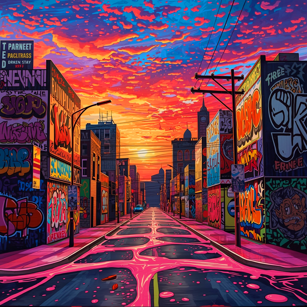 Where the City Bleeds Color