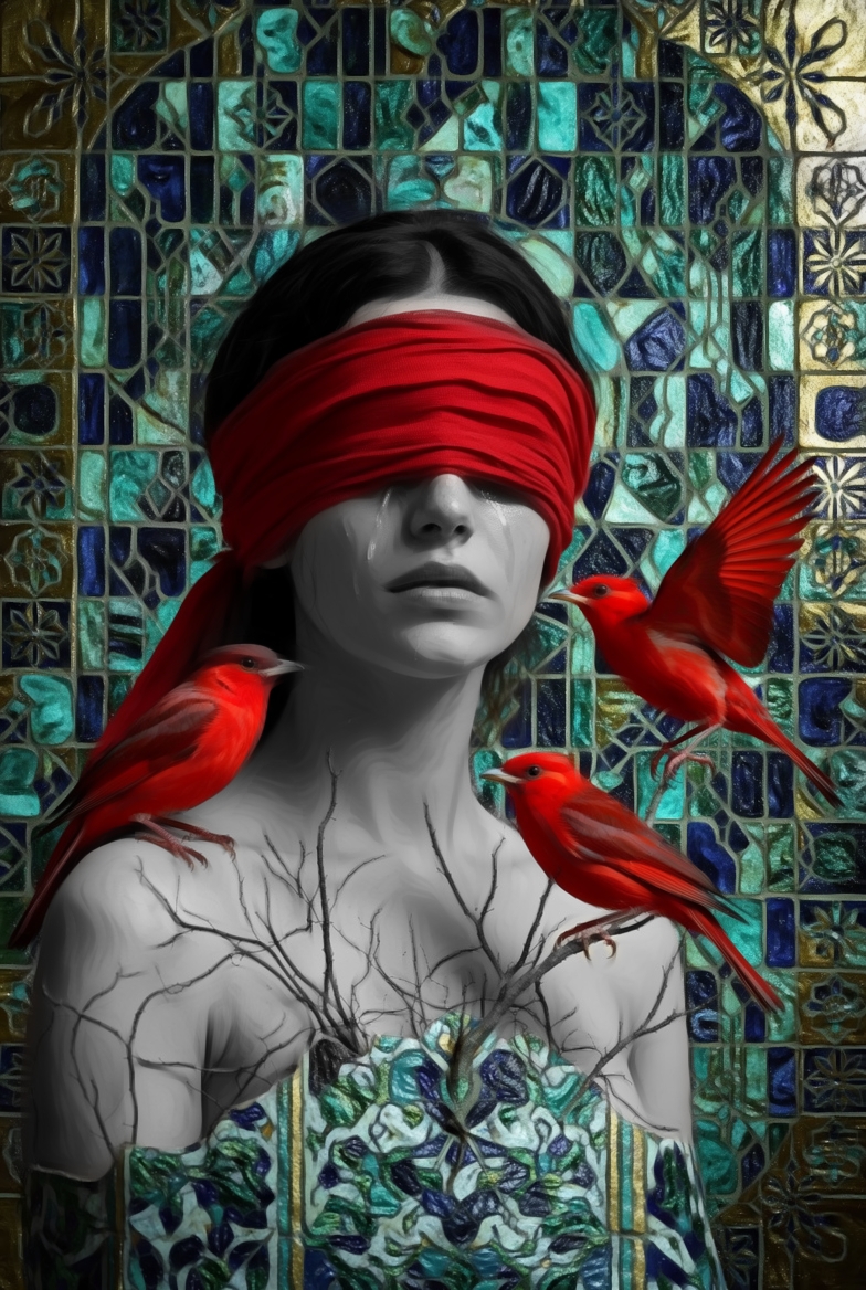 Eyes closed, the world hears