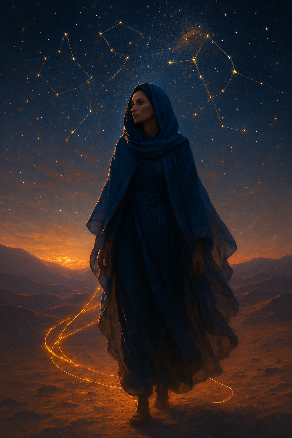 She Who Walks with Constel