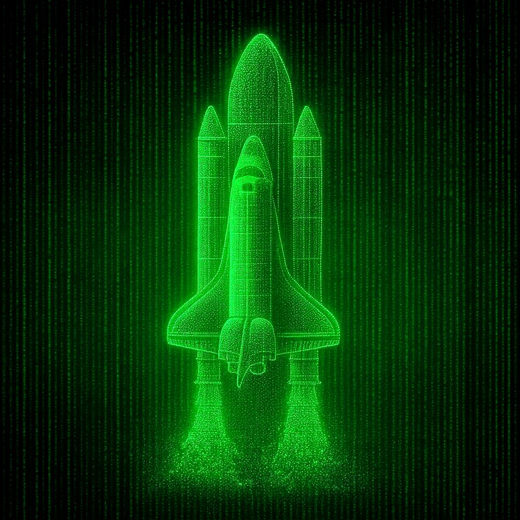 Space Shuttle in Realm of Matrix