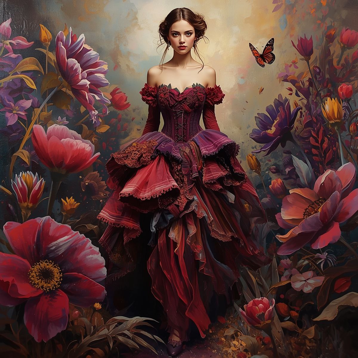 Soul covered in flowers